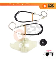 Citroen C Elysee Peugeot 301 için Ön Sağ Cam Kriko Set 9677416880
