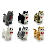 Sesli Hareketli Yürüyen Peluş Kedi Alk3389