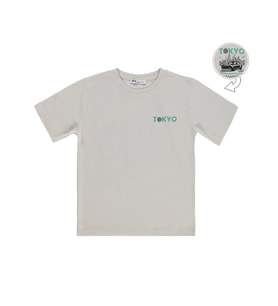 Civil Boys Tokyo Baskılı 6-9 Yaş Tişört - Koyu Taş Rengi