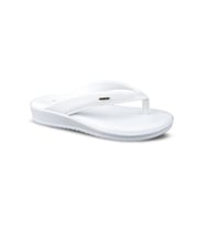 Ceyo 9984-9 Memory Foam Comfort Taban Parmak Arası Kadın Terlik Beyaz 36-40