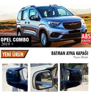 Opel Combo Yarasa Ayna Kapağı Batman Parlak Siyah Piano Black