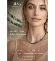 Sertifikalı Yosun Akik Dizi Kolye 4mm Elmas Kesim Minimal Seri Doğal Taş Kolye (Çok Renkli)