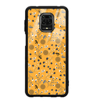 Xiaomi Redmi Note 9 Pro Uyumlu Sarı Bindanlı Tasarımlı Glossy Telefon Kılıfı