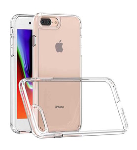 Apple iPhone 8 Plus Kılıf Full Şeffaf Sararmaz Kapak (Renksiz)