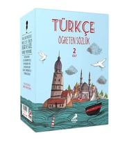 Türkçe Öğreten Sözlük Seti - 2 Kitap Takım (Çok Renkli)