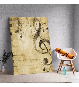 Antika Temalı Müzik Kanvas Tablo