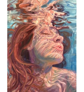 Su Altında Sayılarla Boyama Seti 40x50 cm (Tuvale Gerili)