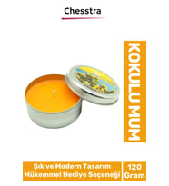 Premium Aromaterapi Arınma Huzur Meditasyon Yoga Esans Dekoratif Mum Oda Kokusu 120g Teneke Kutu