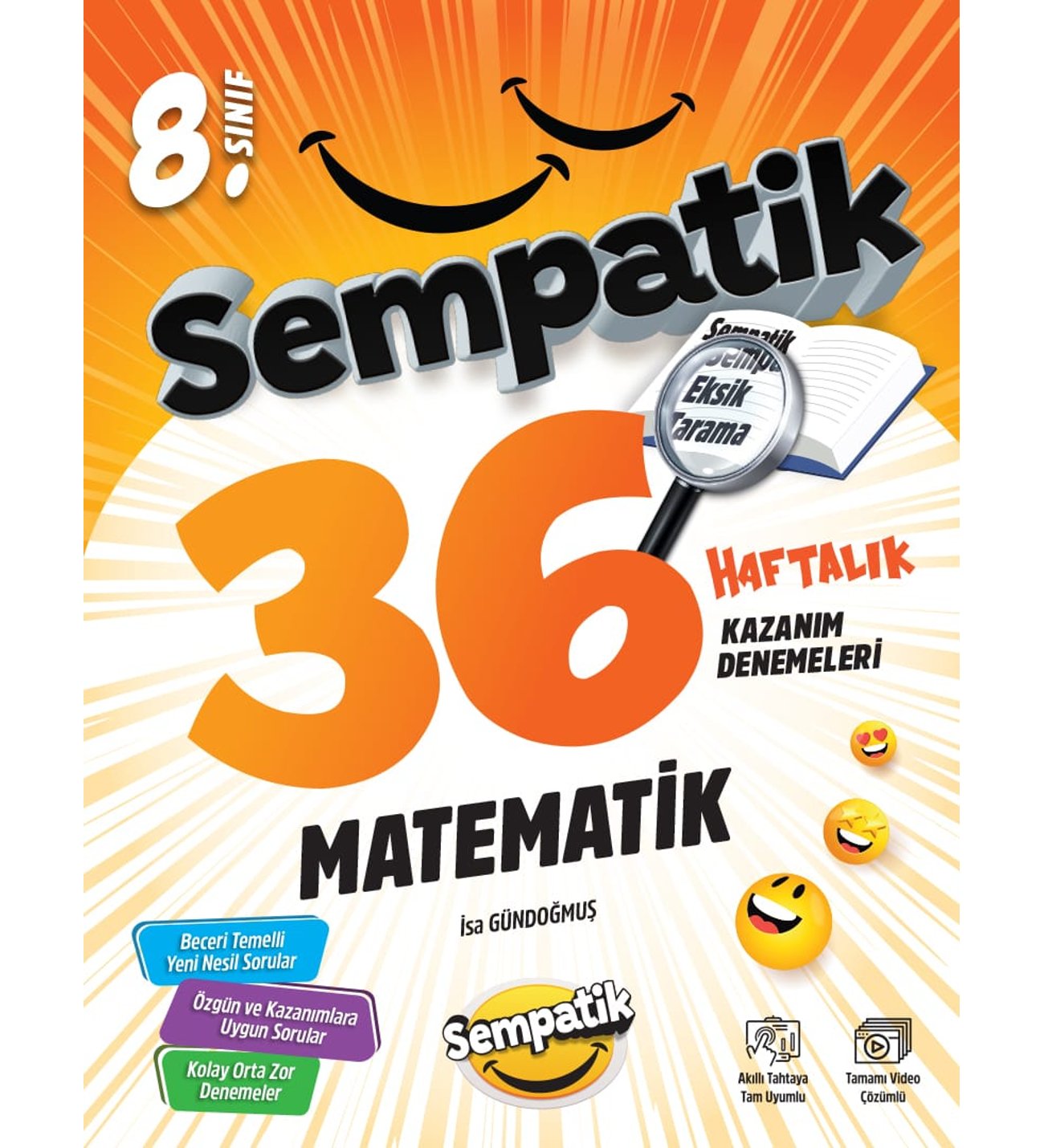8.Sınıf Sempatik Türkçe - Matematik -Fen Bilimleri 36 Haftalık
