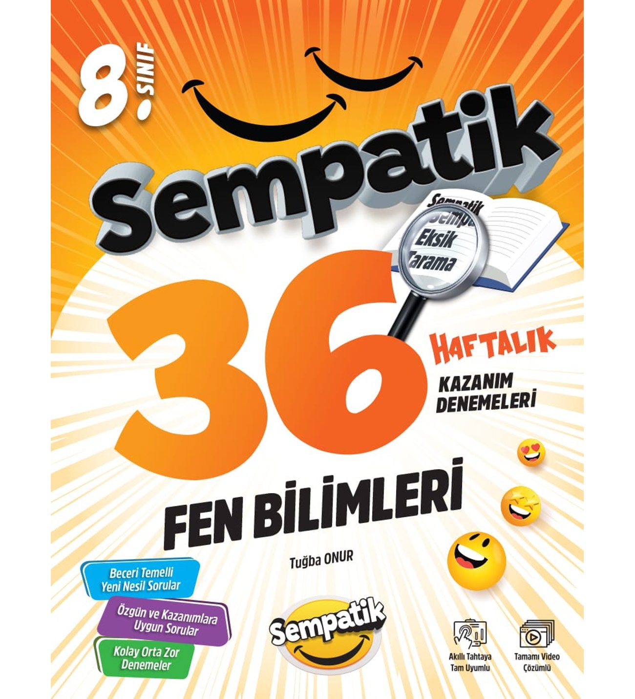 8.Sınıf Sempatik Türkçe - Matematik -Fen Bilimleri 36 Haftalık