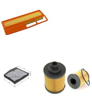 Bosch Filtre Bakım Seti Lancia Ypsilon 1.3 Mjet Multijet 2005-2009 Hava + Yağ F. + Polen Filtre Bosch,Yağ filtre iki tip çıkar lütfen şase no gönderiniz.