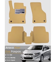 HYUNDAİ ACCENT BLUE (2011-2018) Uyumlu EVA Paspas Tam Set–Araca Özel,Kolay Montaj