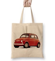 Fiat 500 F vintage Bez Çanta Uzun Saplı