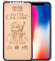Apple Uyumlu   iPhone Xs Ekran Koruyucu 9D Mat Seramik Nano Tam Kaplayan