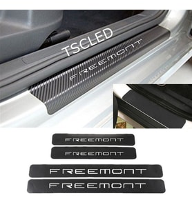 Freemont Karbon Kapı Eşiği Kaplama Sticker (4 Adet) zz52