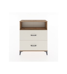 Arges Şifonyer Tek Raflı 2 Çekmeceli 88x30x106 Çam-Aytaşı