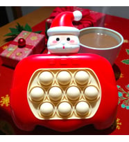 YÜKSEK KALİTE NOEL BABA POPİT OYUNU SESLİ IŞIKLI POPİT VIP AKIL OYUNLARI YILBAŞI NOEL HEDİYELERİ