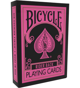 Bicycle Reverse (Pink - Black) Oyun İskambil Kartı