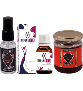 BIZ10 Sprey 25ML Madame Wet Kadın Damla 30ML BIZ10 Macun 240GR