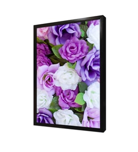 Çiçekler Çerçeveli Mdf Tablo