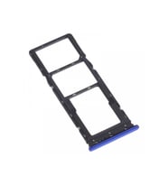Tecno Camon 12 Air Sim Yuvası Sim Kart Tepsisi (Mavi) + Mikro Sd Kart Tepsisi Cc6