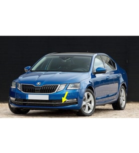 Skoda Octavia 3 2017-2020 Ön Sol Sis Farı Çerçevesi Krom 5E0807681G