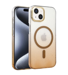 iPhone 14 Glossy Magsafe Kapak - Çöl Titanyum
