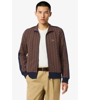 Lacoste Men's Regular Fit Zip Up Monogram Sweatshirt Erkek Tam Fermuarlı Logolu Sweatshirt Yeşil