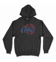 Los Angeles Clippers Siyah Kapşonlu Sweatshirt Hoddie