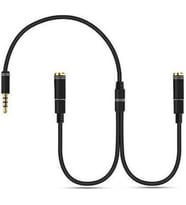 Stereo 3.5mm Kulaklık Çoklayıcı Y Splitter Kablo
