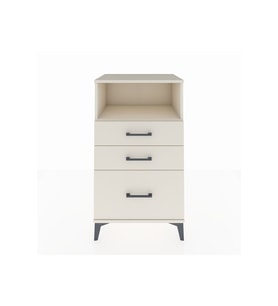 Hyperion Komodin Tek Raflı 3 Çekmeceli 60x44x106 Aytaşı-Aytaşı