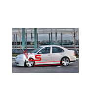 VW BORA MARŞPİYEL MARŞPİYEL SAĞ SOL TAKIM FİBERGLASS BOYASIZ