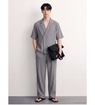 LCW Vision Gri Loose Fit Erkek Gömlek