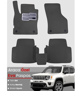 JEEP RENEGADE (2020-2025) Uyumlu EVA Paspas Tam Set–Araca Özel,Kolay Montaj,Su Geçirmez