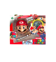 Süper Mario Beyblade Topaç Fırlatan Anahtarlık Oyuncak Maryo 10 Cm (Krem)