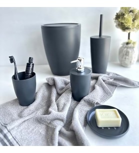 PURE BANYO SETİ 5Lİ GRİ-100480