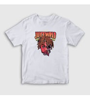 Presmono Unisex Çocuk Beyaz No Vanity Juice Wrld T-Shirt 302711tt (Beyaz)