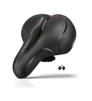 Bisiklet Koltuk Sele Airzone Hava Kanallı Reflektörlü Elastomer Yaylı Soft Doku Selesi Geniş Sele