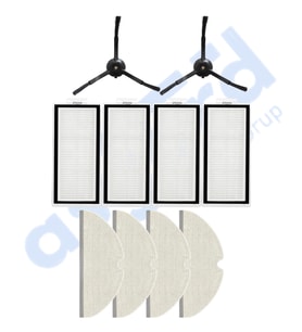ROBOROCK Q5, Q5+, Q5 PRO,Q5 PRO+ UYUMLU 2 Yan Fırça 4 Filtre 4 Mop PKT-iasgf0000495