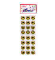 Ticon Puffy Sticker Gülen Yüz - 3 adet