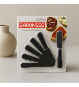 Northcity Kahvaltı ve Tereyağı servis seti (6 Parça) ( 11CM)