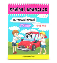 Sevimli Arabalar Boyama Kitap Seti (2 Kitap)