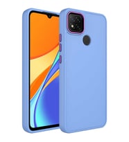 Xiaomi Redmi 10A Kılıf Luna Dışı Soft Yumuşak İçi Kadife Kılıf (Lila)