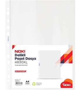 Noki A4 Poşet Dosya Xl100 Lü 4830Xl
