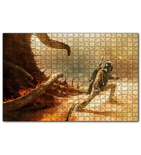 Cakapuzzle Star Wars Return Jedi Boba Feet Puzzle Yapboz MDF (Ahşap) (120 Parça)