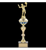 ODAK KUPA - Figürlü Kupalar - Voleybol Kadın Figürlü Kupalar FG-063 C - 46 cm