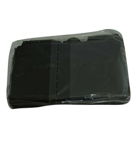 Küçük Boy Atlet Geri Dönüşüm Granül Çanta Poşet 40X25 Cm Kalın Siyah 1000 Gr 1 P