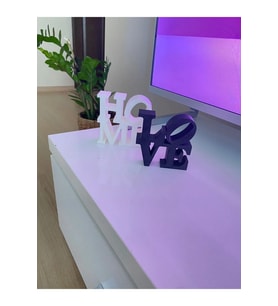 İKİLİ DEKORATİF HOME LOVE BİBLO, İKİLİ SET MASAÜSTÜ DEKOR