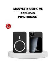 MagSafe Uyumlu Powerbank 20W PD 15W