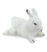 Tavşan Kukla (Tüm Beden) 30 cm (Beyaz)